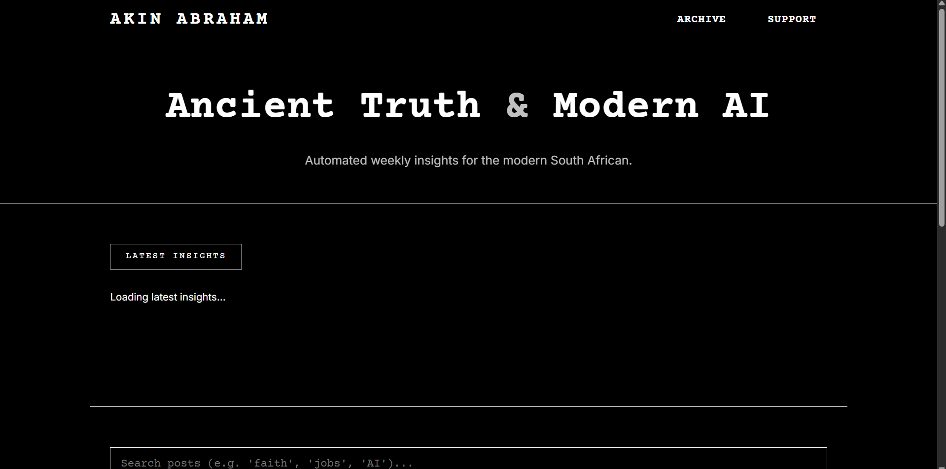 Blogpost footer section